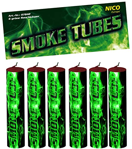 NICO® 7842 Smoke Tubes 6er Btl. Feuerwerk/grün von NICO