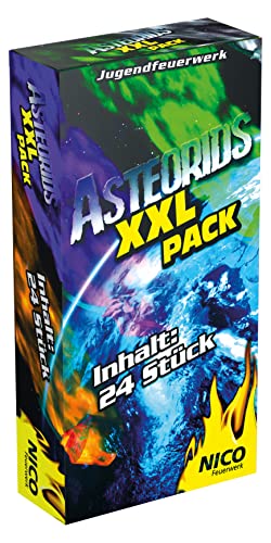 NICO Asteroids XXL-Pack 96 St. 4 x 24 Packung Jugendfeuerwerk Silvester von Aktivhandel NICO Asteroids XXL-Pack 96 St. 4 x 24 Packung Jugendfeuerwerk Silvester von Aktivhandel von NICO
