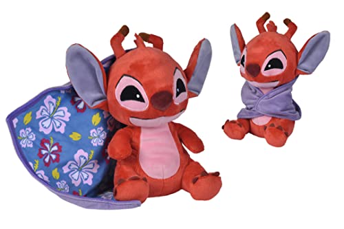 Disney - Lilo & Stitch Blankee Leroy 25cm, Knuffel, Plüsch, ab 0 Jahren von Simba