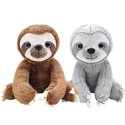 2pcs Faultiere gefülltes Tier langwaffen umarmen Plüschfaultiere Spielzeug für Angstlinderung/Wärme oder Kindergeburtstag Weihnachtsdekoration 2pcs Faultiere gefülltes Tier langwaffen umarmen Plüschfaultiere Spielzeug für Angstlinderung/Wärme oder Kindergeburtstag Weihnachtsdekoration von NIDONE