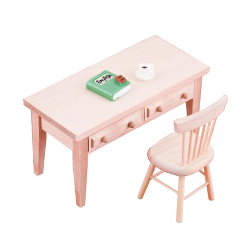 NIDONE 1 Set Miniatur Dollhouse Möbel 1/12 Maßstab Zubehör enthalten Holzpuppenhaus Tisch und Stuhl Simulationsbuch Desk Dollhouse Miniaturen für Puppenhauszubehör, 1/12 -Maßstab Zubehör NIDONE 1 Set Miniatur Dollhouse Möbel 1/12 Maßstab Zubehör enthalten Holzpuppenhaus Tisch und Stuhl Simulationsbuch Desk Dollhouse Miniaturen für Puppenhauszubehör, 1/12 -Maßstab Zubehör von NIDONE