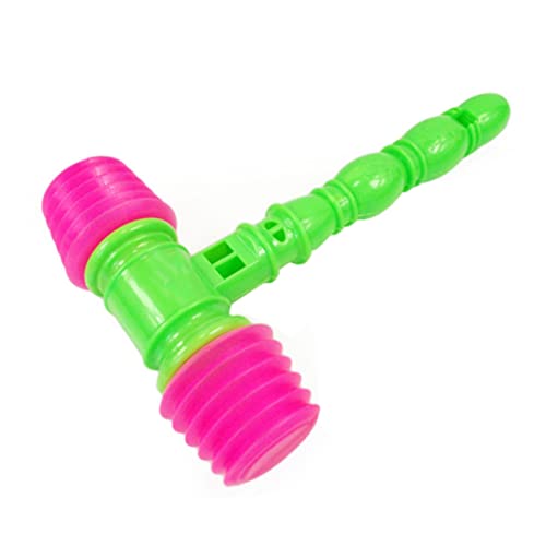NIDONE Hammerspielzeug, quietschendes Hammerspielzeug Plastik Percussion klingt Hammer lustige Quietschspielzeug für Kinder zufällige Farbe von NIDONE