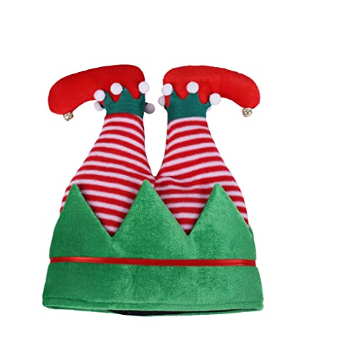 NIDONE Lustige Weihnachtsfeste Elf Hut Baumbeine Weihnachten Elf Upside Cap Hosen Hüte Xmas Party Kostüm für Erwachsene Kinder Lieferungen Streifen Stil NIDONE Lustige Weihnachtsfeste Elf Hut Baumbeine Weihnachten Elf Upside Cap Hosen Hüte Xmas Party Kostüm für Erwachsene Kinder Lieferungen Streifen Stil von NIDONE