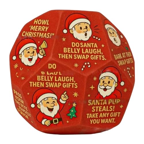NIDONE Santa -Tauschgeschenke austauschen Würfel lustige lustige Weihnachtsspiele Strumpf Stuffers Party Gefälligkeiten für Familienabendsurlaubsfeier NIDONE Santa -Tauschgeschenke austauschen Würfel lustige lustige Weihnachtsspiele Strumpf Stuffers Party Gefälligkeiten für Familienabendsurlaubsfeier von NIDONE