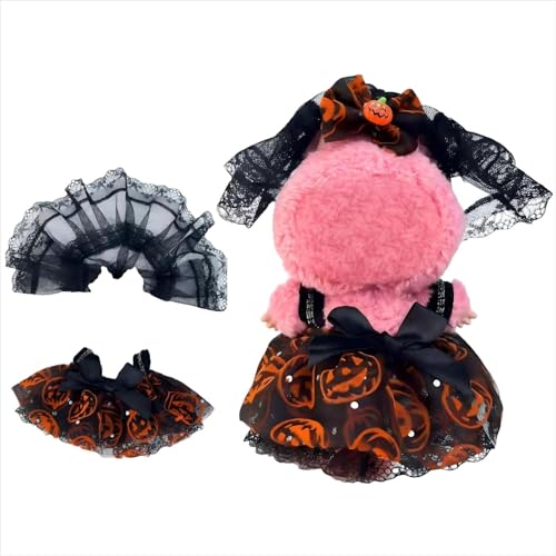 17 cm Puppenkleider-Set für L-bu Outfits, Halloween-Serie und Zubehör, Jungen und Mädchen, stilvolle entzückende Puppenkleidung, Zubehör (keine Puppe enthalten) von NIEBYI