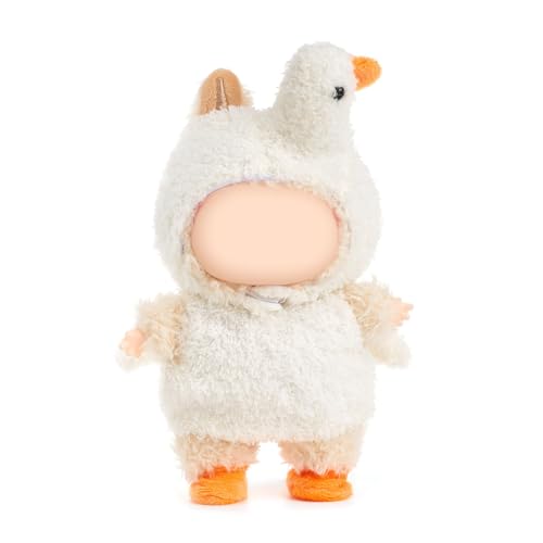 Kleidung für Puppen (Puppe nicht im Lieferumfang enthalten), 17/15 cm Puppenkleidungsset für Puppen-Outfit, Zubehör für Puppen, kleiner Schwan von NIEBYI