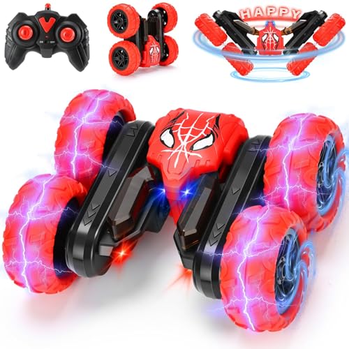 NIEBYI Ferngesteuertes Auto, Spielzeug für 4–6 Jahre alte Jungen, 360° Flips, ferngesteuertes Stunt-Auto mit Lichtshow, Monster-Truck, Jungen, Spielzeug für 4–10, Weihnachten, Geburtstag, Geschenke NIEBYI Ferngesteuertes Auto, Spielzeug für 4–6 Jahre alte Jungen, 360° Flips, ferngesteuertes Stunt-Auto mit Lichtshow, Monster-Truck, Jungen, Spielzeug für 4–10, Weihnachten, Geburtstag, Geschenke von NIEBYI