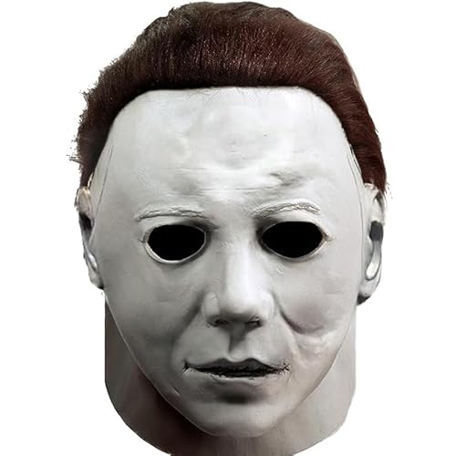 NIEBYI Michael Myers Maske, Halloween Horror Maskerade Cosplay Party Maske, Michael Myers Kostüm Gruseliges Cosplay (Stil C) von NIEBYI