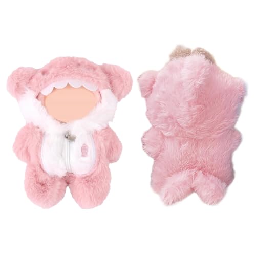 Puppenkleidung, stilvolles Kawaii-Hai-Outfit-Set, geeignet für stilvolle Accessoires, 17 cm große Puppe (Rosa) von NIEBYI