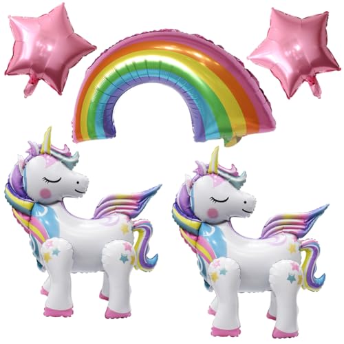 5 Stück Einhorn Folienballon Einhorn Luftballon Set 3D Luftballon Einhorn Stehend Einhorn Deko Kindergeburtstag Einhorn Luftballons mit Beineneinhorn Geburtstagsdeko für Kinder Geburtstag Party Deko 5 Stück Einhorn Folienballon Einhorn Luftballon Set 3D Luftballon Einhorn Stehend Einhorn Deko Kindergeburtstag Einhorn Luftballons mit Beineneinhorn Geburtstagsdeko für Kinder Geburtstag Party Deko von NIEEKRUN