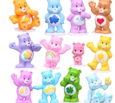 Cartoon Bears Kuchen Dekoration 12PCS Regenbogenbär Mini Figuren Set Kuchen Ornament,Bären Cupcake Topper Dekorationen für Party Kuchen Dekoration Lieferungen Kinder Cartoon Bears Kuchen Dekoration 12PCS Regenbogenbär Mini Figuren Set Kuchen Ornament,Bären Cupcake Topper Dekorationen für Party Kuchen Dekoration Lieferungen Kinder von NIEEKRUN