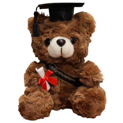 NIEEKRUN Teddybär Plüschtier, Bachelor Abschluss Geschenk Prüfungsbär Geschenk Diplom- Kuscheltier für den Abschluss, Abitur oder Studium 23 cm - Abschluss Gratulation Schule Geschenk NIEEKRUN Teddybär Plüschtier, Bachelor Abschluss Geschenk Prüfungsbär Geschenk Diplom- Kuscheltier für den Abschluss, Abitur oder Studium 23 cm - Abschluss Gratulation Schule Geschenk von NIEEKRUN