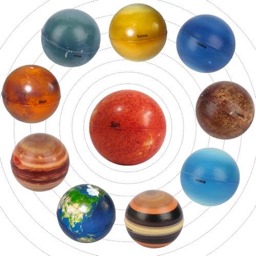 10 Stück Solarsystem Stressball,Sonnensystem Antistressball,Planeten Kinder,Stressball Kinder,Anti Stress Spielzeug,Sonnensystem Modell für Weihnachten, Geburtstage Geschenk 10 Stück Solarsystem Stressball,Sonnensystem Antistressball,Planeten Kinder,Stressball Kinder,Anti Stress Spielzeug,Sonnensystem Modell für Weihnachten, Geburtstage Geschenk von NIHESIM