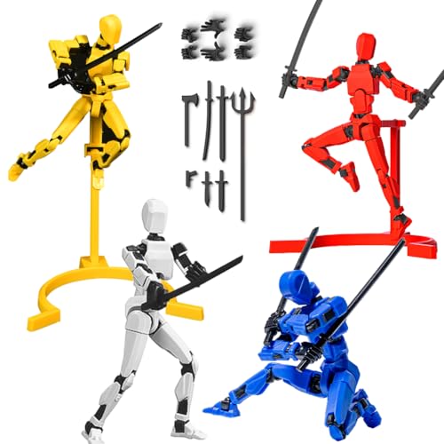 T13 Action Figur Set,3D Gedruckte Spielzeug,Lucky 13 Action Figur Spielzeug,Titan 13 Actionfiguren für Jungen,Dummy 13 Roboter Actionfigur,Actionfiguren mit Mehreren Zubehörteilen T13 Action Figur Set,3D Gedruckte Spielzeug,Lucky 13 Action Figur Spielzeug,Titan 13 Actionfiguren für Jungen,Dummy 13 Roboter Actionfigur,Actionfiguren mit Mehreren Zubehörteilen von NIHESIM