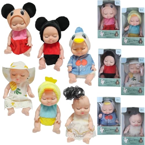 NILISWIEST Mini Renaissance Puppe Geschenkbox Spielzeug für Kinder ab 3 Jahren (Stil C) von NILISWIEST