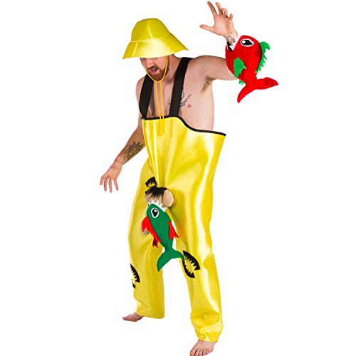 Nines d´Onil Herren Kostüm Fischer Petri mit 2 Piranhas OneSize Angler Fasching Karneval Nines d´Onil Herren Kostüm Fischer Petri mit 2 Piranhas OneSize Angler Fasching Karneval von Nines d´Onil