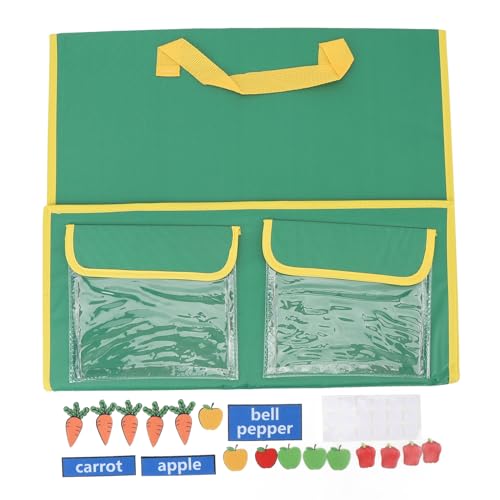 NINESHE Polyester Obst Gemüse Lernbrett, Entfaltete Oder Geschlossene Boden, Gemüse Obst Filzbrett für die Entwicklung von Kindern und Kreativität NINESHE Polyester Obst Gemüse Lernbrett, Entfaltete Oder Geschlossene Boden, Gemüse Obst Filzbrett für die Entwicklung von Kindern und Kreativität von NINESHE