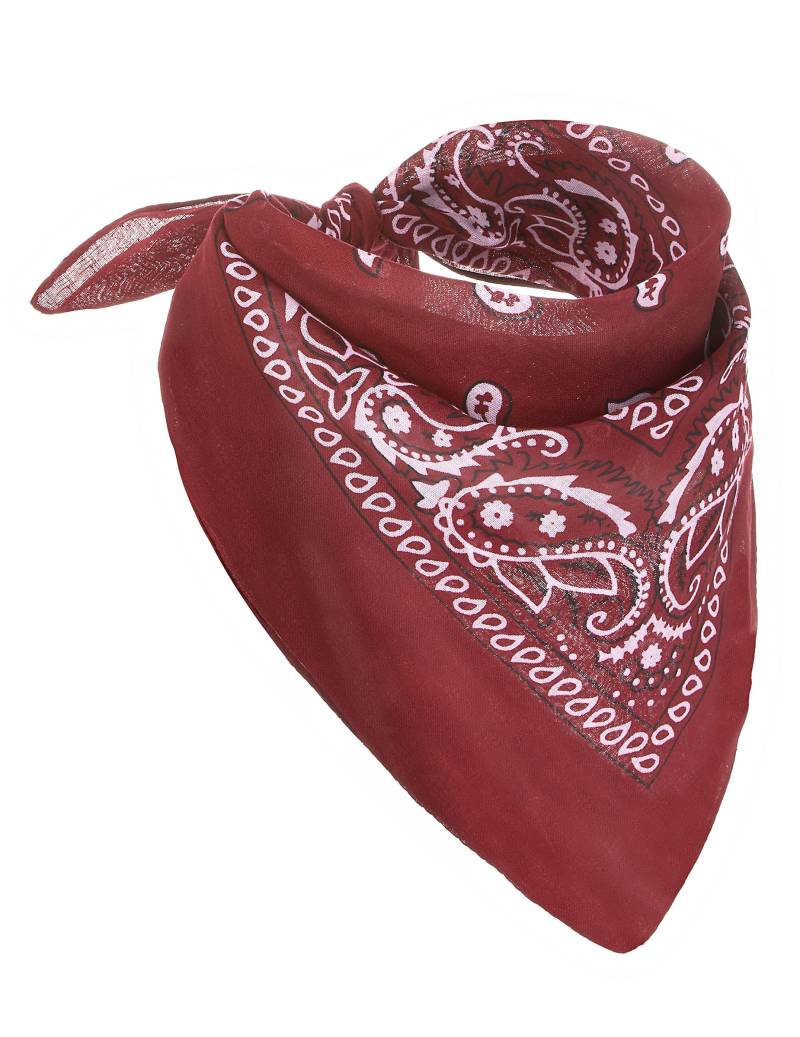 Cowboy Halstuch Bandana rot von KARNEVAL-MEGASTORE