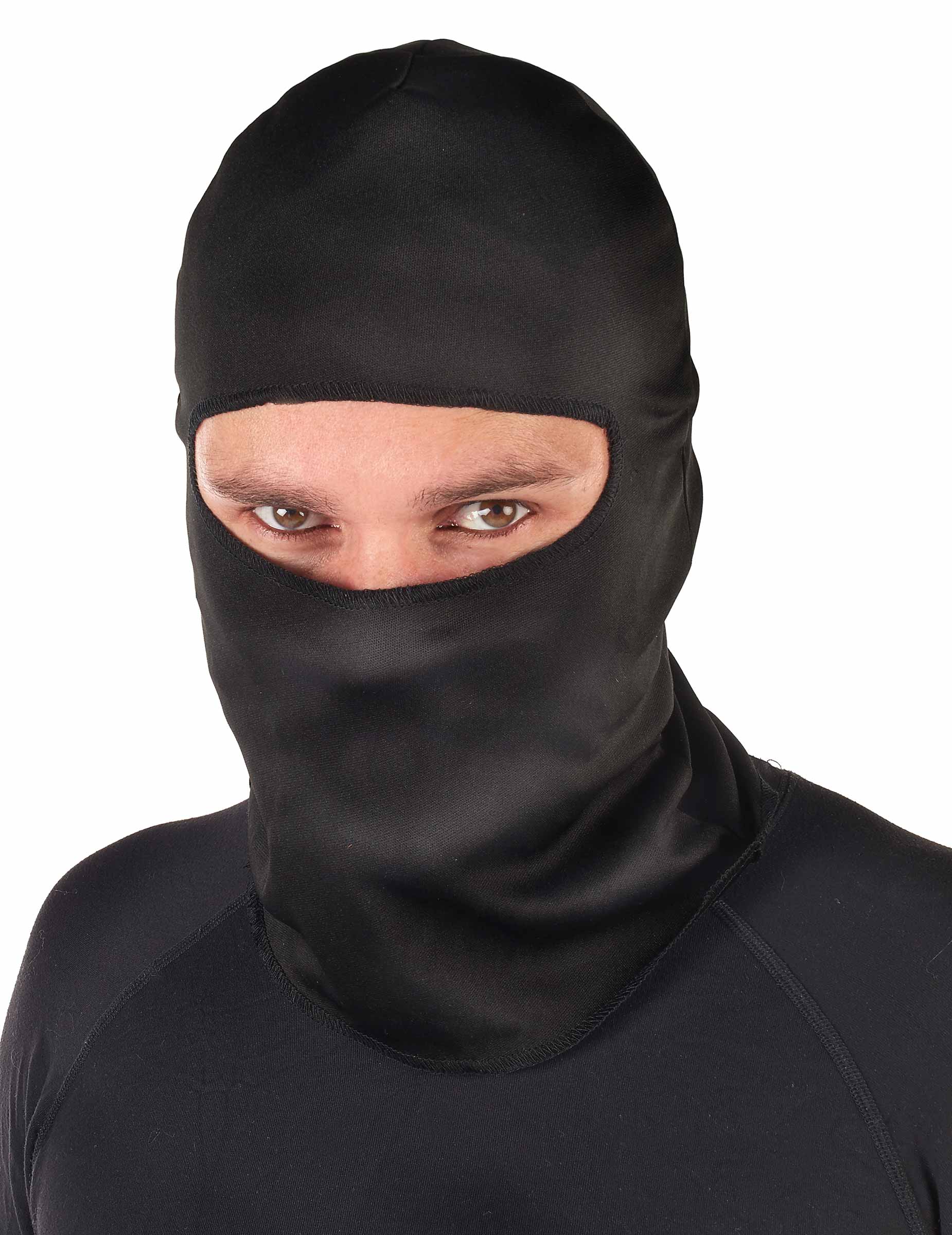 Erwachsenen-Strumpfmaske Ninja schwarz Erwachsenen-Strumpfmaske Ninja schwarz von KARNEVAL-MEGASTORE