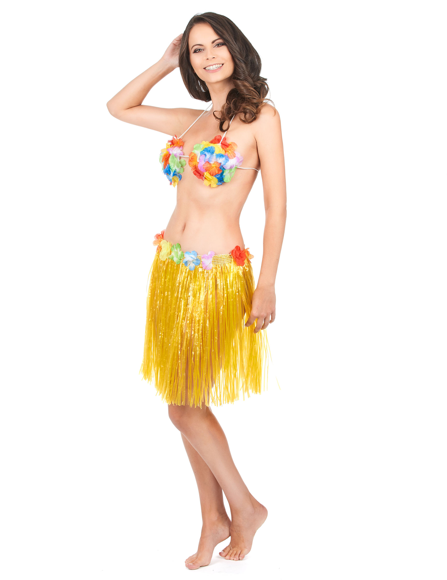 Minirock Hawaii Rock gelb Minirock Hawaii Rock gelb von KARNEVAL-MEGASTORE