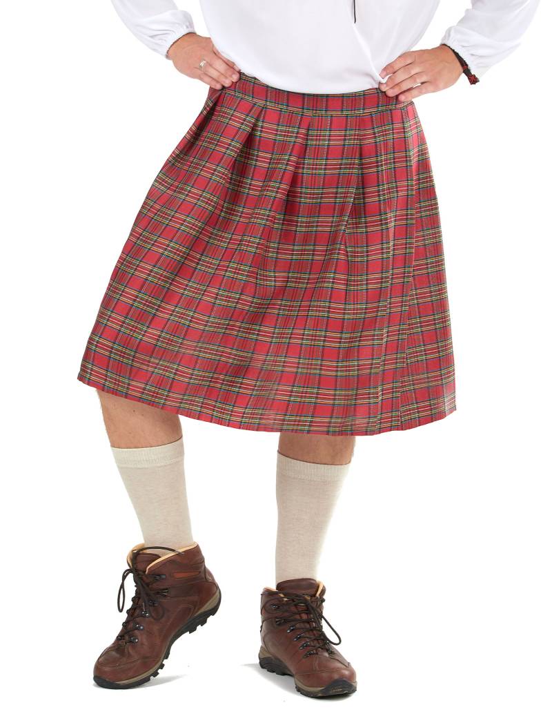 Schottenrock Kilt Herrenrock rot-grün-gelb 60cm von BOLAND BV