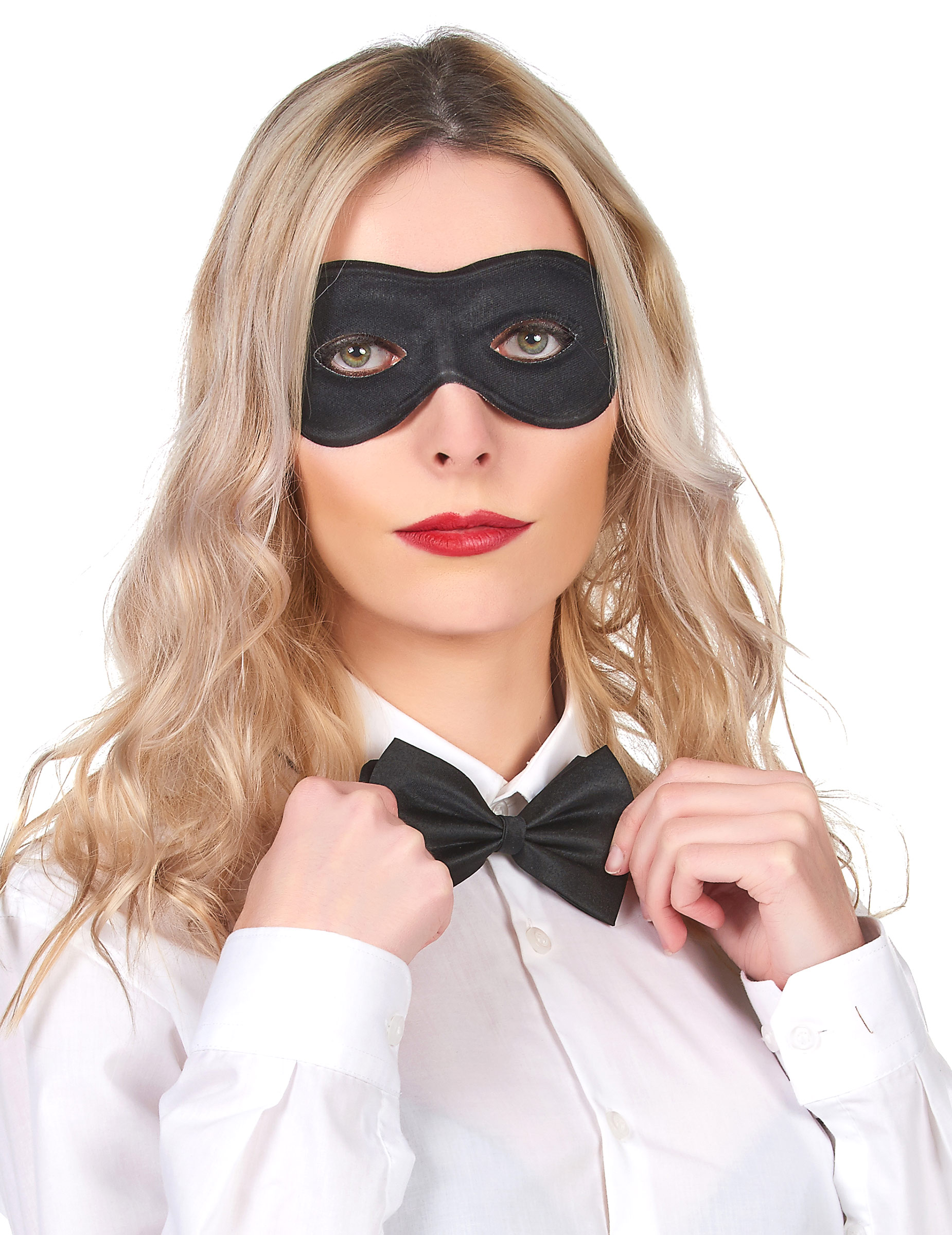 Venezianische Augenmaske schwarz Venezianische Augenmaske schwarz von KARNEVAL-MEGASTORE