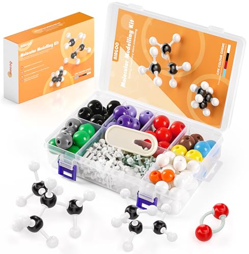 Molekulares Modell-Set, 240 Teile, Chemie, Molekulares, visuelles Modellierset für organisches und anorganisches Lernen, Atomelementmodell-Set für Chemieunterricht, Versorgung für Schüler und Lehrer Molekulares Modell-Set, 240 Teile, Chemie, Molekulares, visuelles Modellierset für organisches und anorganisches Lernen, Atomelementmodell-Set für Chemieunterricht, Versorgung für Schüler und Lehrer von NINGOO