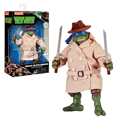 NINJA TURTLES, 15 cm bewegliche Figur, Figruine aus der Elite-Kollektion, Leonardo, Spielzeug für Kinder ab 4 Jahren, Giochi Preziosi T00001 NINJA TURTLES, 15 cm bewegliche Figur, Figruine aus der Elite-Kollektion, Leonardo, Spielzeug für Kinder ab 4 Jahren, Giochi Preziosi T00001 von NINJA TURTLES