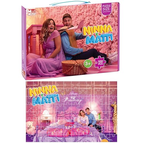 NINNA e MATTI Puzzle, das im Dunkeln leuchtet, für Kinder, 96 Teile von NINNA e MATTI