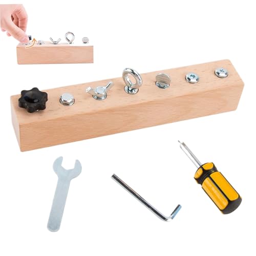 1 Set Toddler-Werkzeuge, Holzlernspielzeugbetriebsboard, Schraubendreherplatine Set Schraubfahreraktivitäten Tools Montessori Toys Grundfähigkeiten Sensorisches Spielzeug für 4-6 Jahre Childrentoddle 1 Set Toddler-Werkzeuge, Holzlernspielzeugbetriebsboard, Schraubendreherplatine Set Schraubfahreraktivitäten Tools Montessori Toys Grundfähigkeiten Sensorisches Spielzeug für 4-6 Jahre Childrentoddle von NIOMICO