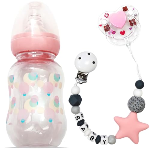 NIOMICO 3PCS -Babypuppenzubehör -Set, umfasst Babypuppenflaschen, Magnetgasspulen und Schnullerketten -Spielzeugset Fütterung für Zubehör NIOMICO 3PCS -Babypuppenzubehör -Set, umfasst Babypuppenflaschen, Magnetgasspulen und Schnullerketten -Spielzeugset Fütterung für Zubehör von NIOMICO
