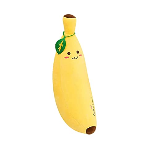 NIOMICO Bananengefüllte Spielzeug, kreatives Plüsch Bananenkissen -Cartoon -Stoffspielzeug Kissen Puppe weiches fruchtförmige Umarmung Kissen für Kinder Geburtstagszeitbüro..1 von NIOMICO