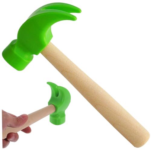 NIOMICO Holzhammerspielzeug, Simulationsspielzeughammer, Bildungskinder, tragbares Kleinkind für Teenager -Mädchen -Jungen -Schulgeschenkeschirme von NIOMICO
