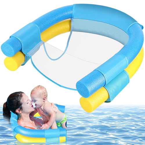 NIOMICO Poolschwimmer, hoher Auftriebsschwimmstuhl mit Perlenbaumwollnudle, starker Maschenpool -Stuhl für weniger als 50 kg Kinder Erwachsene, Wasserhängematte für Schwimmfeier Sommerwasser Beach NIOMICO Poolschwimmer, hoher Auftriebsschwimmstuhl mit Perlenbaumwollnudle, starker Maschenpool -Stuhl für weniger als 50 kg Kinder Erwachsene, Wasserhängematte für Schwimmfeier Sommerwasser Beach von NIOMICO
