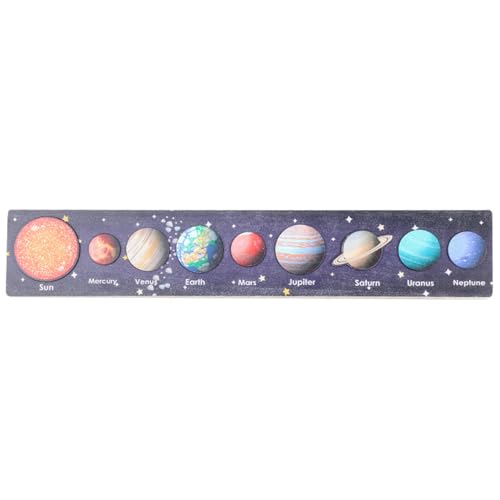 Solarsystem für Kinder 36 Monate+, hölzernes Solarsystem Puzzle, beweglicher Planet Name Brettspiel Vorschule Bildungsspielzeug für Mädchen Geburtstagsgeschenke, Style BSolar für Kinder Solarsystem für Kinder 36 Monate+, hölzernes Solarsystem Puzzle, beweglicher Planet Name Brettspiel Vorschule Bildungsspielzeug für Mädchen Geburtstagsgeschenke, Style BSolar für Kinder von NIOMICO