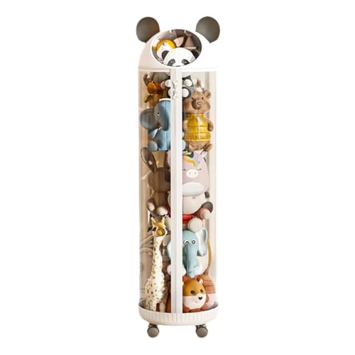 NIUSABOU Füllen Sie die Lagerung von Tieren, Plüschtier-Aufbewahrungsröhre, Mehrfarbig, 112–172 x 30 cm, mit oder ohne Räder(White Pulley,112 * 30cm) von NIUSABOU