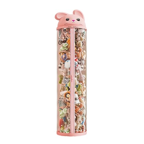 NIUSABOU Füllen Sie die Lagerung von Tieren, Vertikale transparente Spielzeug-Aufbewahrungsröhre for Plüschtiere, Weiß, Rosa, mehrere Größen(1004,170 * 38cm) von NIUSABOU