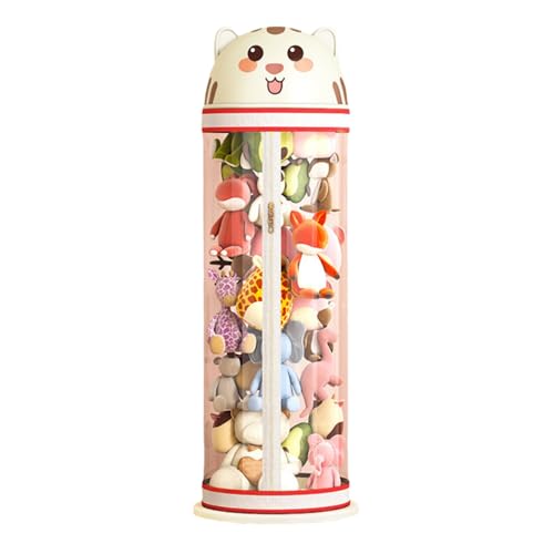 NIUSABOU Füllen Sie die Lagerung von Tieren, Weiße transparente Aufbewahrungsröhre for Stofftiere mit Schiebedeckel, mehrere Größen(White,90cm*26cm) von NIUSABOU