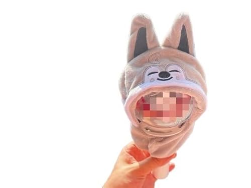 NIUVOO SKZ Light Stick Plush Covers KPOP Glow Sticks Decoration Concert Handlamp Accessory SKZ Gifts, Compatible with Stray Kids Lightstick (Wolf Chan) von NIUVOO
