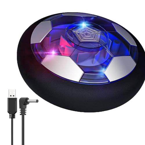 NIWWIN Air Power Fußball,Hover-Fußball, Wiederaufladbar Hover Ball mit LED-Lichtern, Spielzeug für drinnen und draußen für Kinder 3–12 Jahren. von NIWWIN