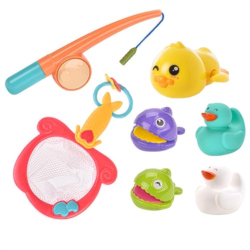 NIWWIN Badewannenspielzeug 4 Stück,automatisches Wasserspritzen ,Babyspielzeug Badewannenspielzeug Kinder Schwimmbad Badewanne Spielwasserspielwaren. (Clockwork) von NIWWIN