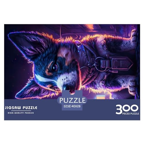 300 Teile Puzzles Hund Mensch Holzpuzzles Anspruchsvolles Spiel Quadratische Puzzles für Erwachsene und Kinder 300 Stück (40 x 28 cm) von NIXCON