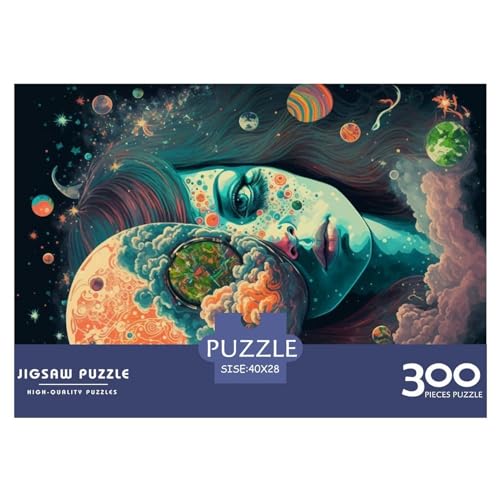 300 Teile kreative Puzzles, kosmisches Hochgeschenk-Puzzle, rechteckiges Puzzle-Spielzeug für Erwachsene, 300 Stück (40 x 28 cm) von NIXCON