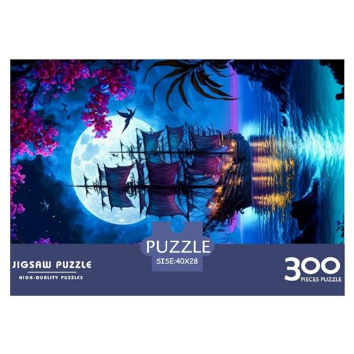 300-teiliges Puzzle für Erwachsene, Ozeanschiff, Holzpuzzle, Familienunterhaltungsspielzeug, 300 Teile (40 x 28 cm) von NIXCON