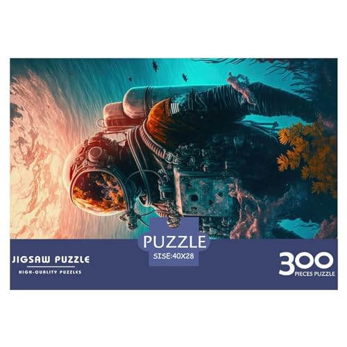 300-teiliges rechteckiges Puzzle für Erwachsene, Galaxians, Meeressonnenaufgang, kreative Puzzle-Herausforderung, Spielzeugpuzzle, 300 Teile (40 x 28 cm) von NIXCON