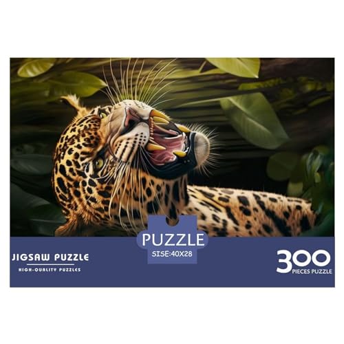 Jaguar Gifts 300-teiliges Puzzle für Erwachsene – Holzpuzzles – Relax-Puzzlespiele – Denksport-Puzzle 300 Teile (40 x 28 cm) von NIXCON