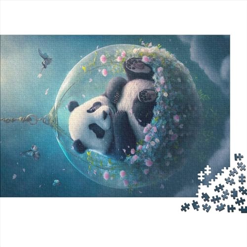 Panda Naptime Puzzles 1000 Teile für Erwachsene Puzzle Lernspiele 1000 Teile (75x50cm) von NIXCON