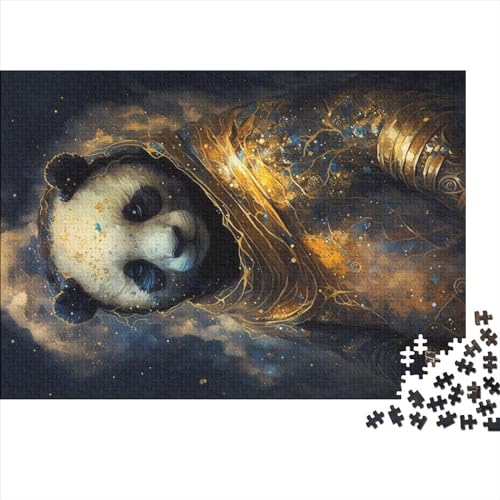 Puzzle für Erwachsene, 500 Teile, Panda-Puzzle, kreatives rechteckiges Puzzle, Dekompressionsspiel, 500 Teile (52 x 38 cm) von NIXCON