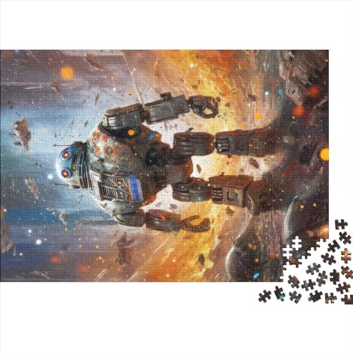Robot_War Puzzles 1000 Teile für Erwachsene Puzzle Lernspiele 1000 Teile (75x50cm) von NIXCON