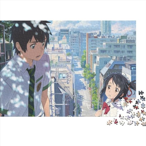 1000 Stück Hayao Miyazaki Anime Puzzles,für Erwachsene Teenager Stress Abbauen,Anime Characters Familien-Puzzlespiel,1000-teiliges Puzzle Lernspiel Spielzeug Geschenk 1000pcs (75x50cm) von NIXNUT